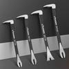 Heavy Duty Multifunctional Nail Puller V Shaped Non-Slip Cats Paw Durable Steel Nail Remover for Home Woodworking Tools