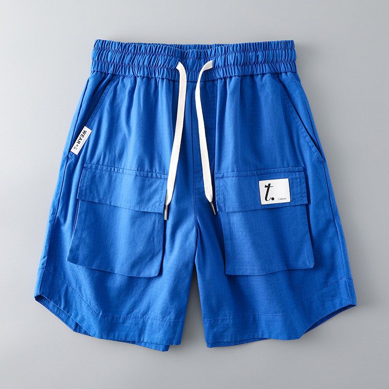 Trendy Khaki Japanese Style Export Export Parka Shorts Royal Blue XL