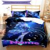 3pcs Custom Name Genshin Impact Characters Bedding Set Duvet Cover Closure Includes 1 Duvet Cover & 2 Pillowcases for All Seasons Bedroom Decor