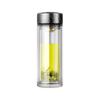 TOMIC Double-Wall Tea Infuser Glass Bottle