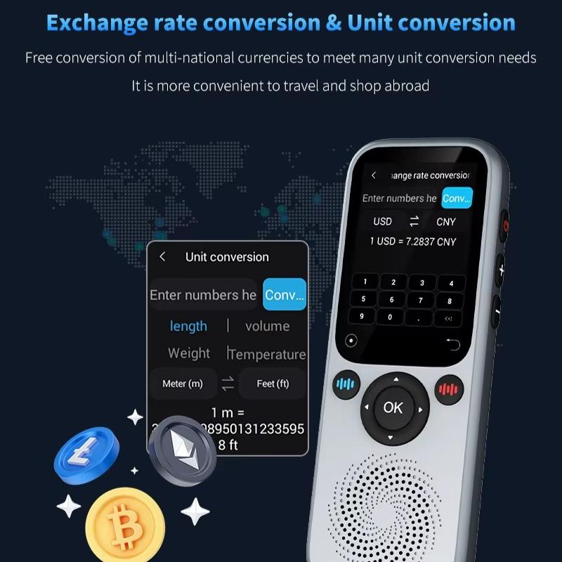 New S20 Language Translator Device Support 138 Real-time Language Translator Translation AI Translator with ChatGPT Translator for Students Learners