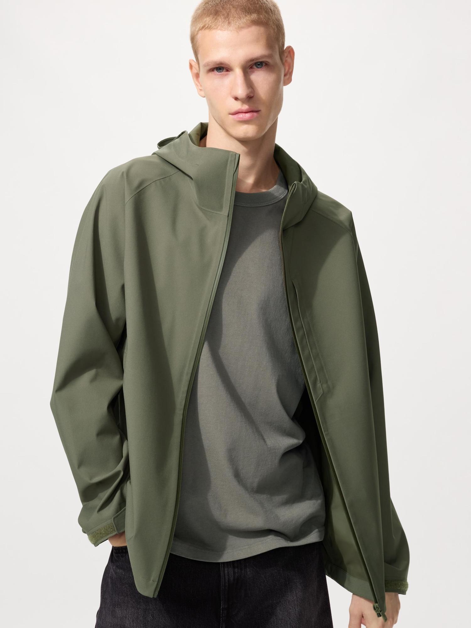 Парка Uniqlo Block Tech 56 OLIVE/MEN XXL