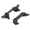 RC Bumper Mount Aluminum Alloy Front and Rear Bumper Mount Upgrade Parts for Axial SCX6 1 6 RC Crawler Car Black
