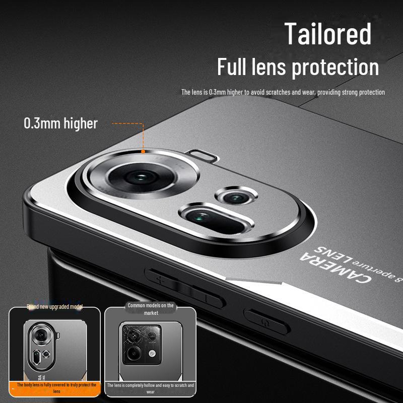 Metal Full Protection Case for Oppo Reno11Pro, Reno10 - International Version