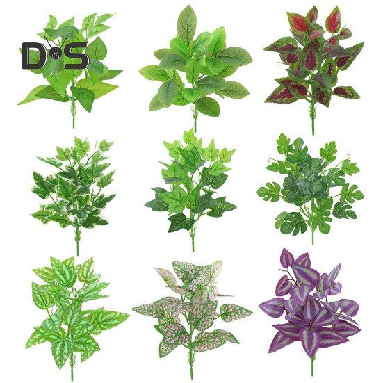 

30 см искусственный лист растения листва бонсай сад дома партия мебель декор