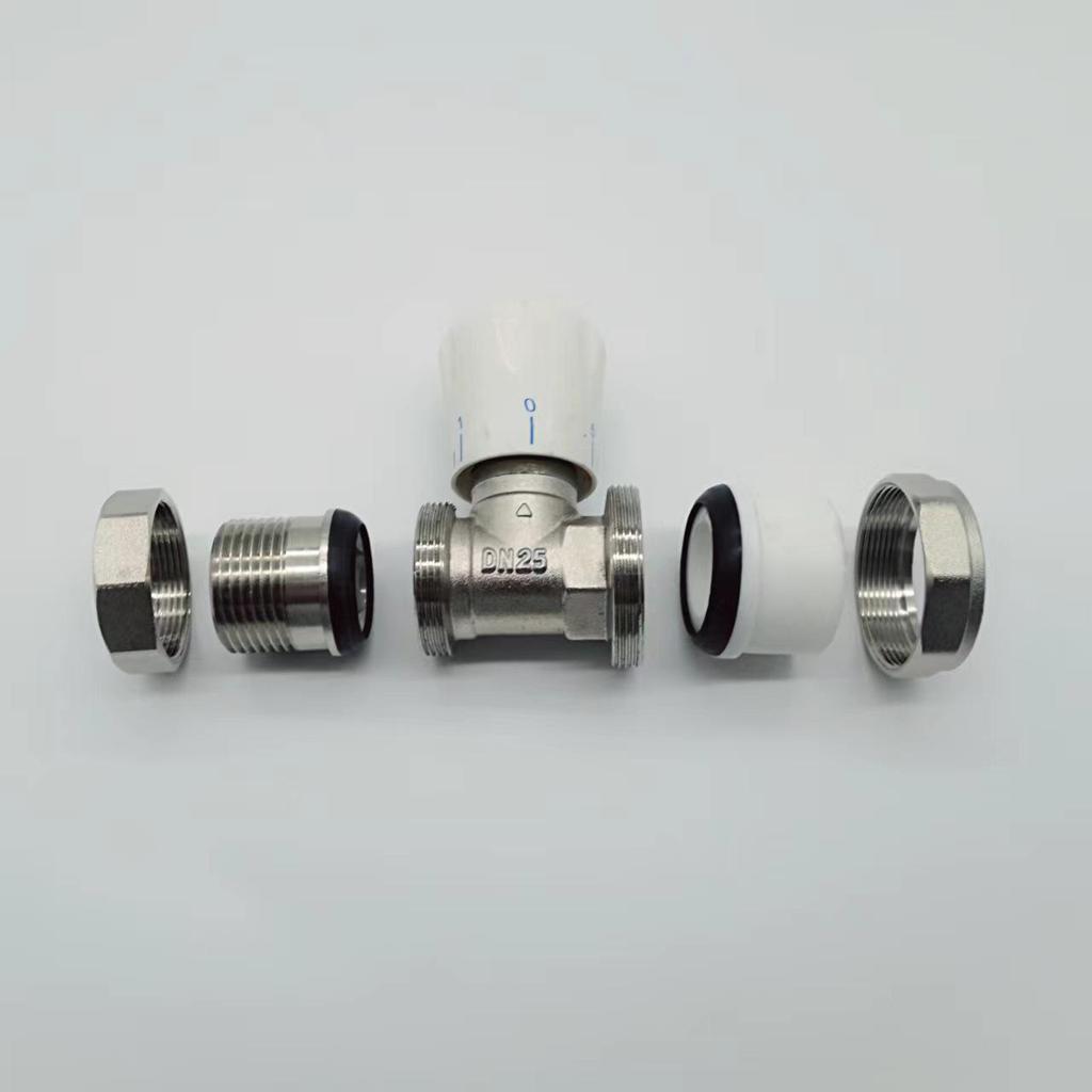 PPR Vertical Radiator Heat Dissipation Temperature Control Valve for Underfloor Heating and Home Improvement