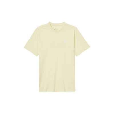 Camiseta de Manga Corta con Cuello Redondo para Hombre Tops Amarillo AR4999-113