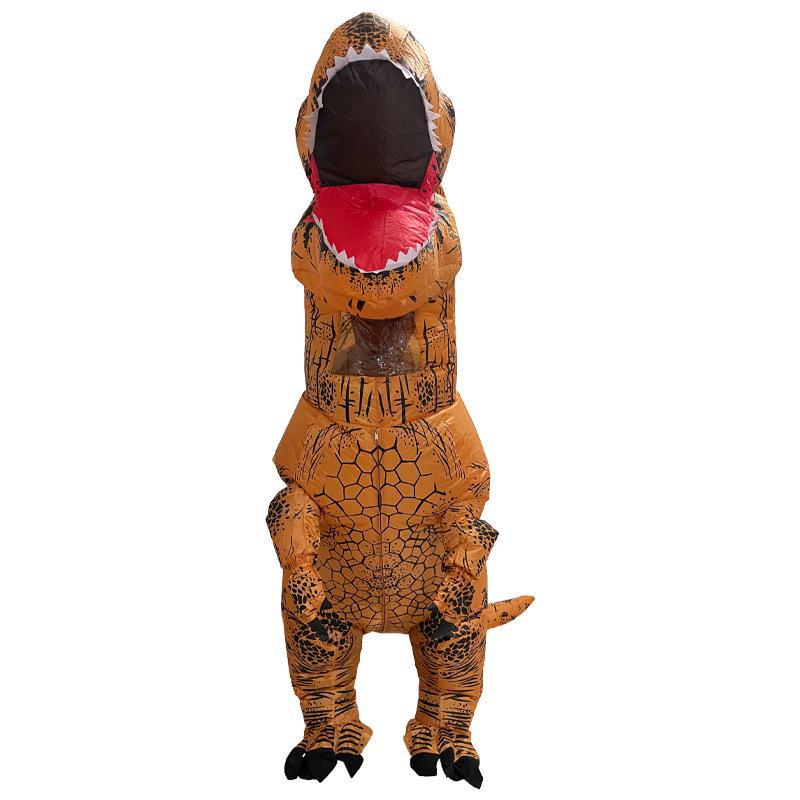 Halloween Inflatable Tyrannosaurus Rex Costume - Realistic Dinosaur Party Suit