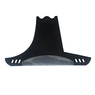 Peine para Barba para Hombre 6 en 1 Moldeador de Barba Plantilla para Estilo de Bigote Guía para Recortadora de Barba Moldeado Herramientas de Salón Accesorios de Barbería