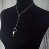 Raven Skull Pendant Gothic Necklace