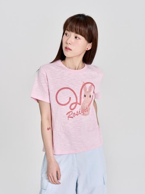 Losiya Mimi Rabbit T-Shirt / Pink