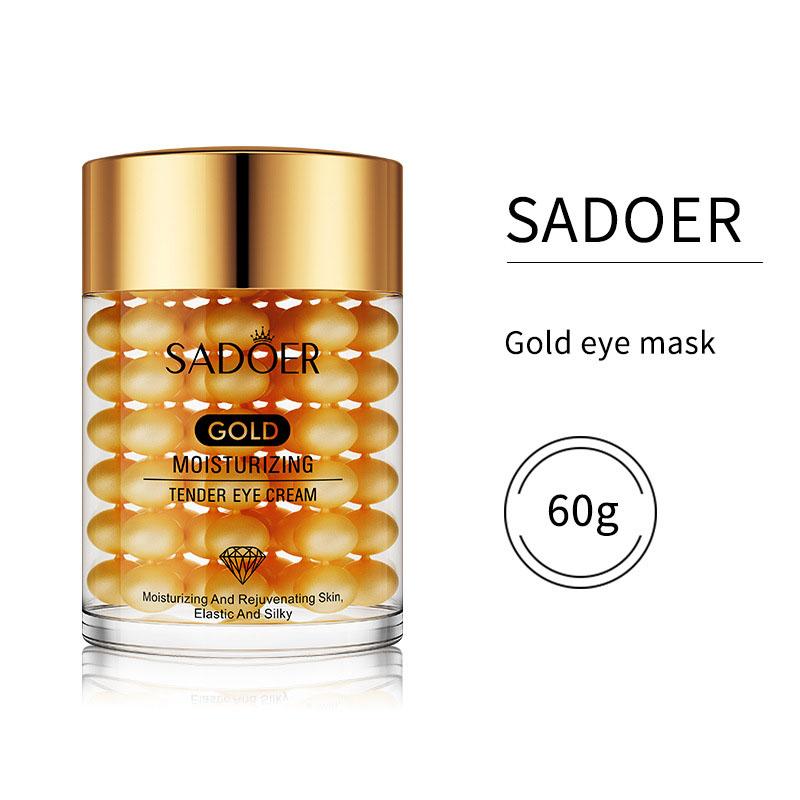 SADOER Golden Eye Cream Hydratační oční krém s kyselinou hyaluronovou Růžový výživný oční krém