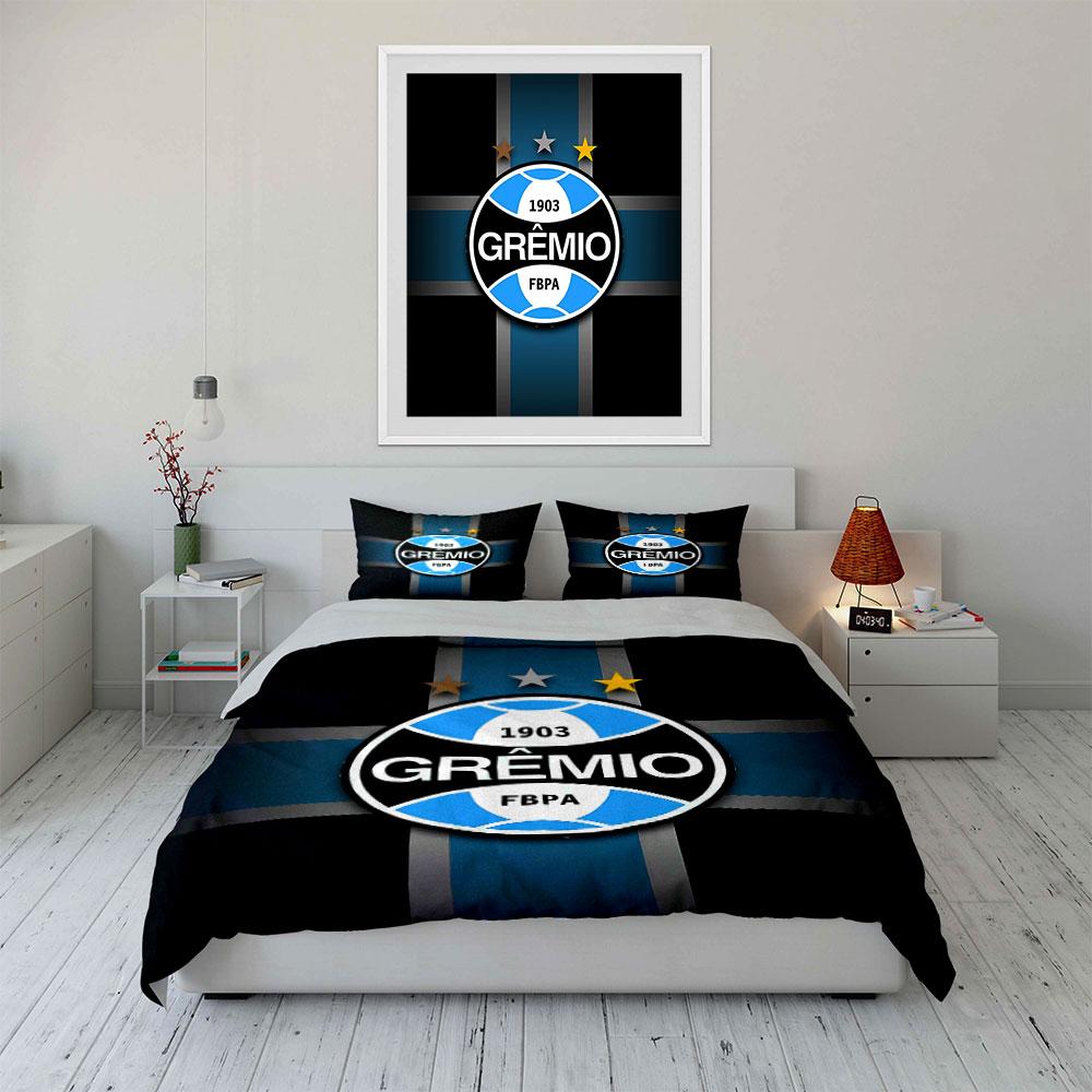 Grêmio Football Club Bedding Bedding Duvet Cover Set Duvet Cover Pillowcases (1 * Duvet Cover 2 * Pillowcases, Without Duvet Insert)