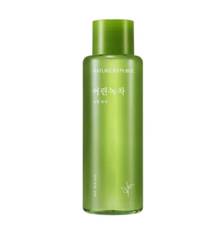 Nature Republic Milder Grüner Tee Toner – 155ml | Koreanischer Beruhigender Toner für Empfindliche Haut