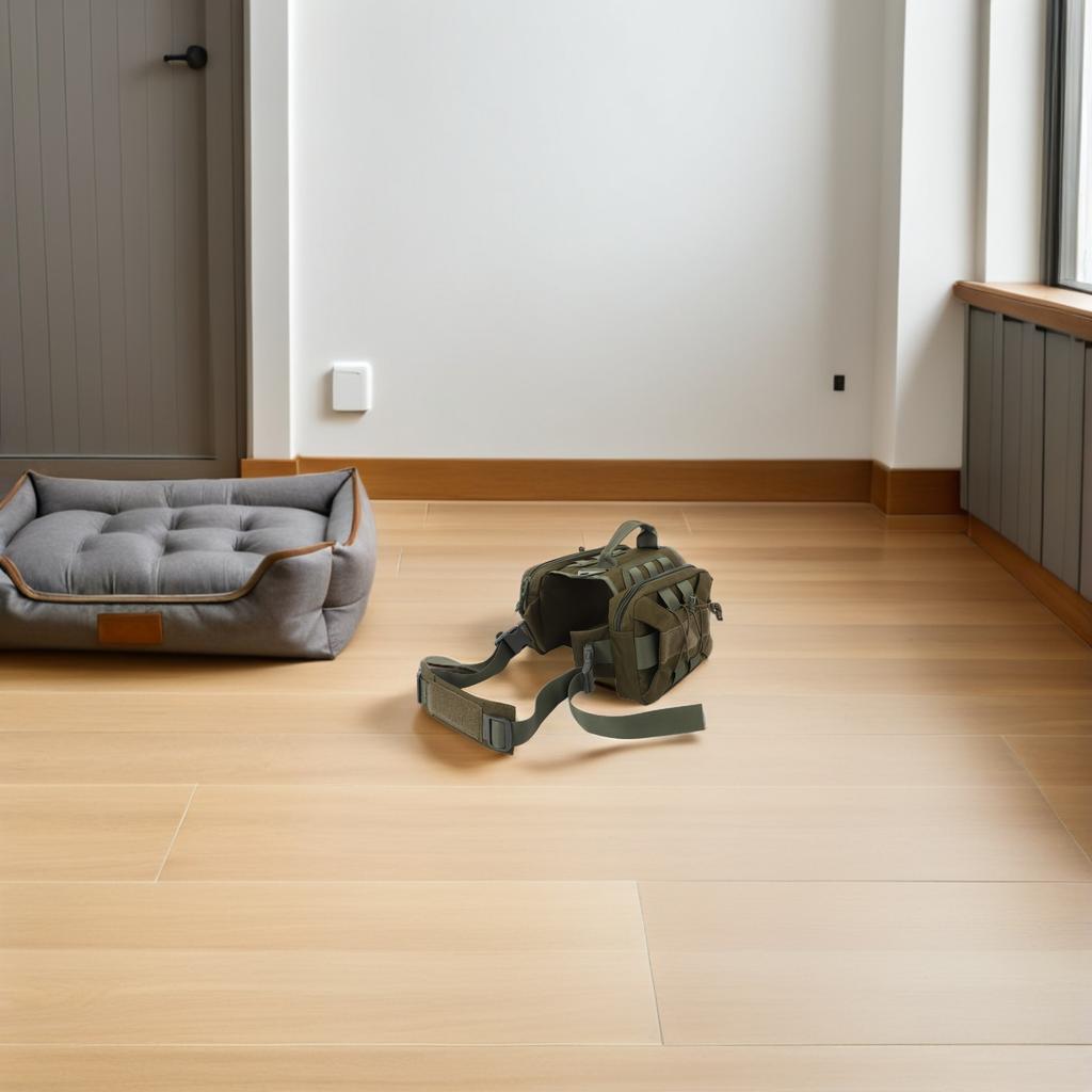 Hondenrugzak met Zijvak Draagtuig voor Wandelen Zadeltassen Snelspankluit