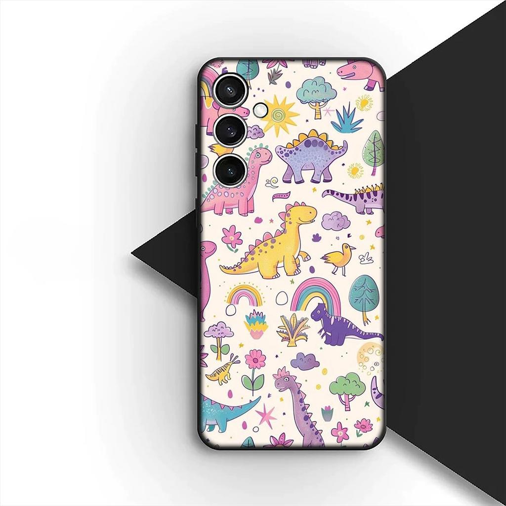 Dinosaur Tyrannosaurus Cute Rex Cover for Apple iPhone 16 14 15 Plus 11 Pro Max 16E ProMax + 15Plus 16+ 14+ Coque Phone Case