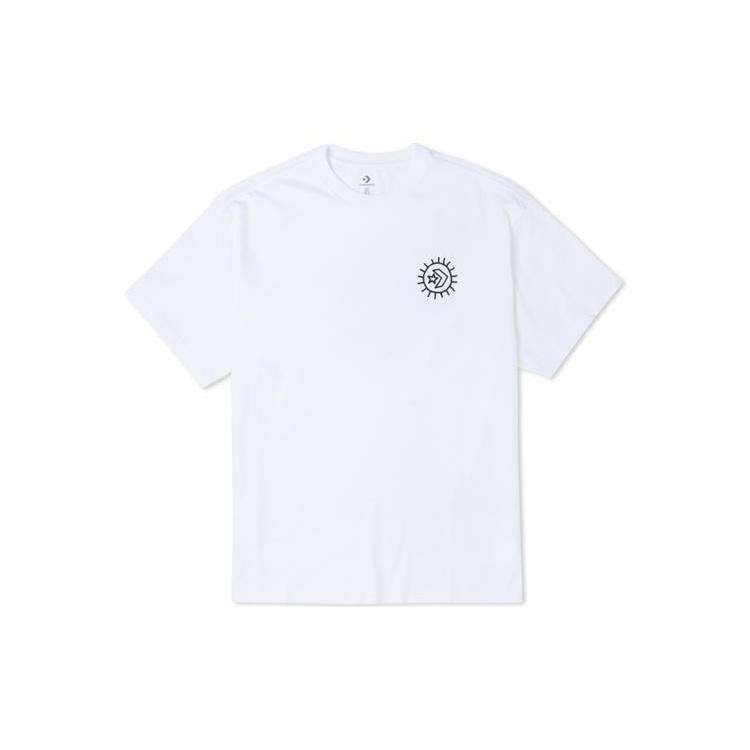 Converse Inverted Desert Graphic T-Shirt Asia Sizing 'White' Men's 10023994-A03