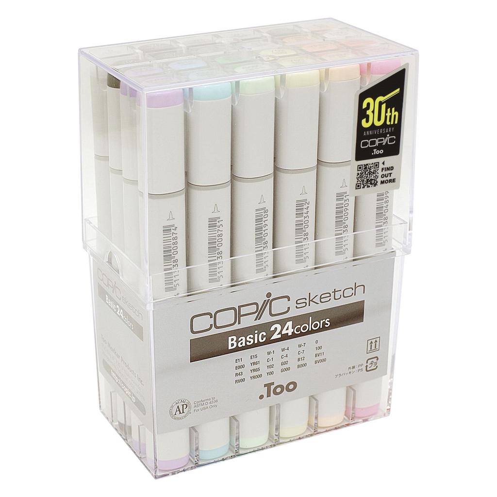 Copic Sketch Basic 24 Color Set 12502073