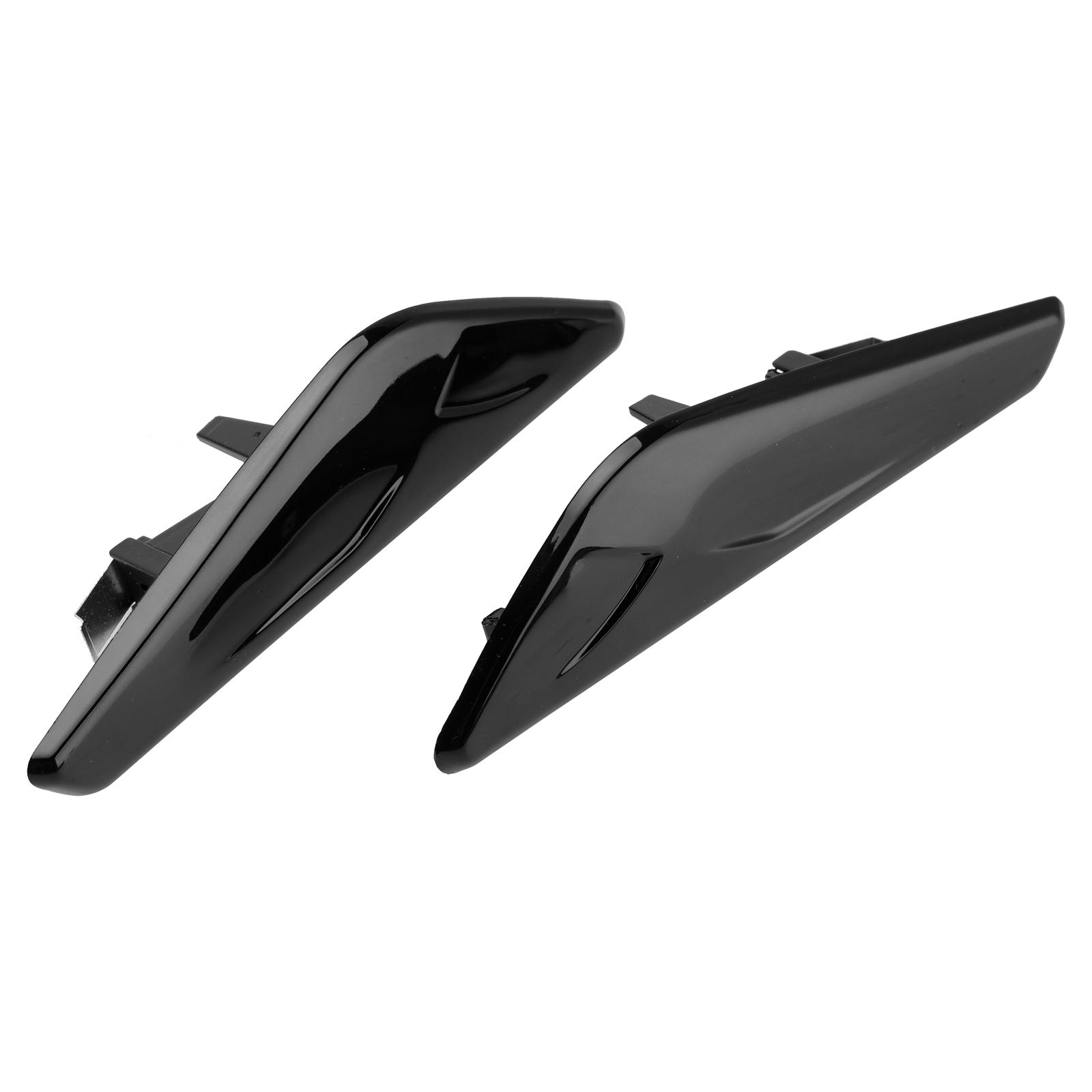 Paar Chroom Voorzijde Zijscherm Sierlijst Afwerking 51117338569/570 Voor BMW F25 F26 X3 Black black