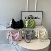 New versatile elegant simple high-end tote bag  soft light leather  large capacity crossbody tote bag