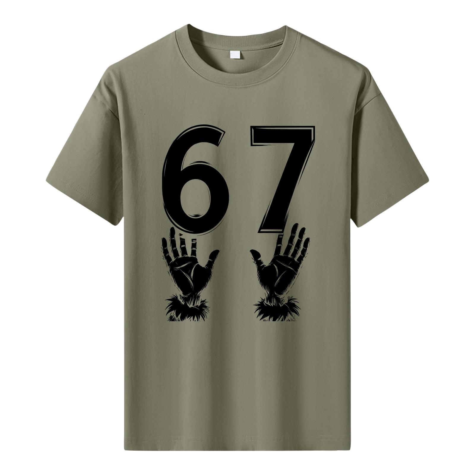 

Мужская футболка с коротким рукавом с принтом Мужская свободная повседневная футболка с коротким рукавом XXL