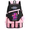 Sac à dos grande capacité imprimé Chasseurs de Démons Anime Kpop pour Adolescent Étudiant Fille Garçon Retour à l'École Sac à Livres Cadeau Enfant Femmes Sac de Voyage Imperméable