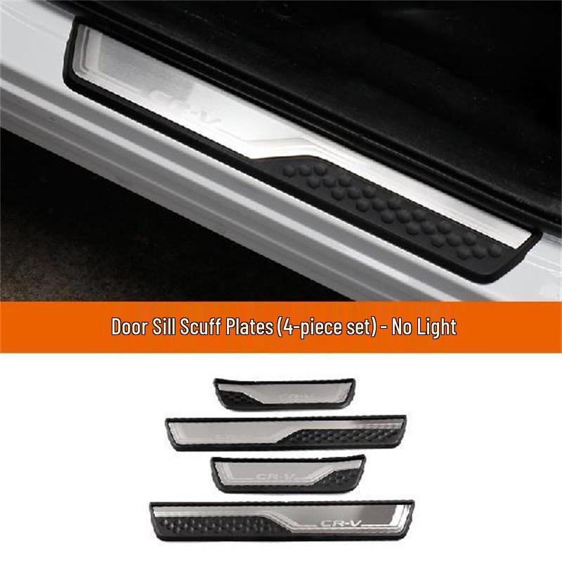 Door Sill Scuff Plate & Anti-Scratch Pedal for 2017-21 Honda CRV/Breeze