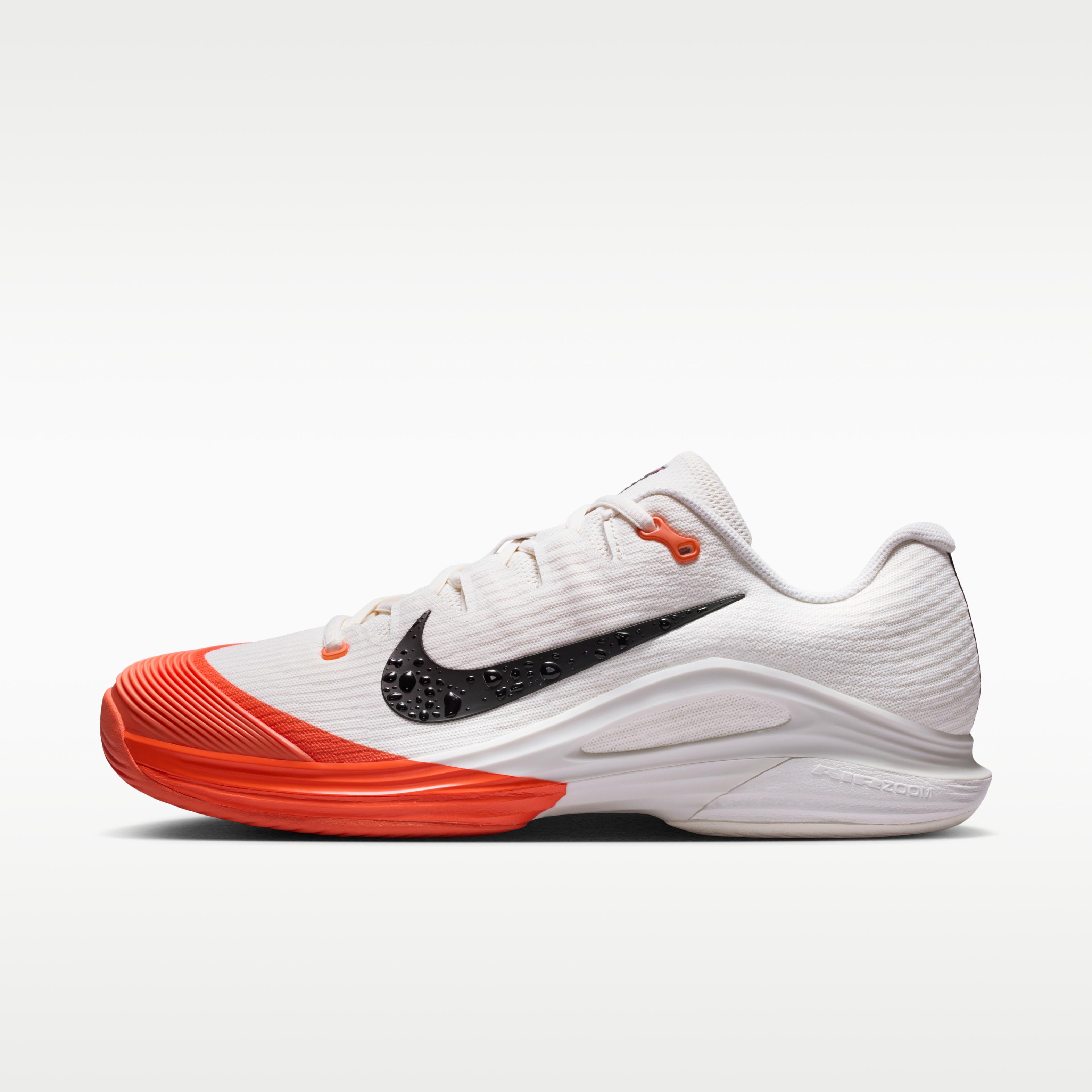 Nike Court Air Zoom Vapor 12 HC Sail Turf Orange 45