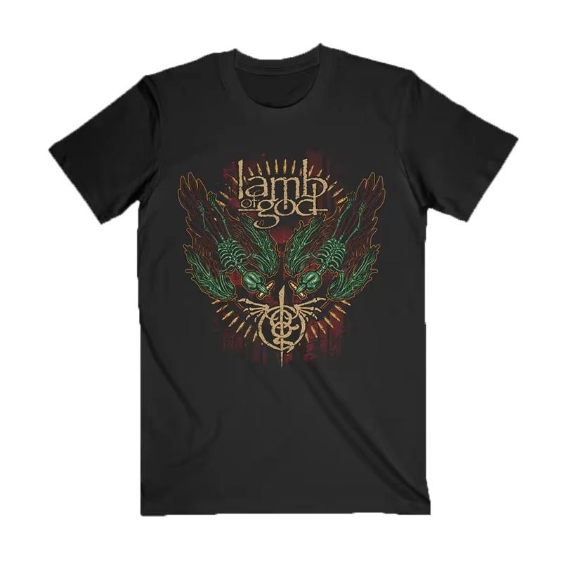 The Latest Men's Pure Cotton T-shirt From 2025, Metal Band, Comfortable, Breathable, High-quality, A Must-have for Festivals Ins