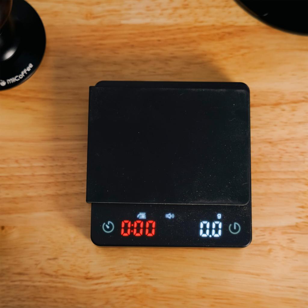 MiiCoffee Nano Coffee Scale with Timer, Espresso Scale with Automatic Tare, Touch Sensor, Silicone Cover