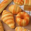Simulation Bread Squeeze Toy Stress Relief Pineapple Bun Baguette Croissant Toast Sensory Toy