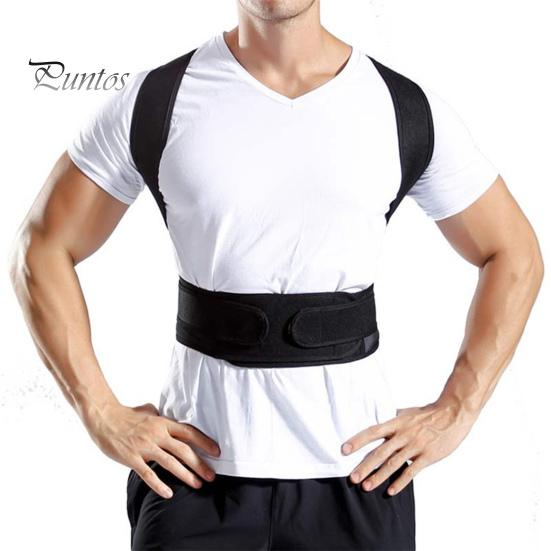 Belt Posture Lumbar Back Corrector Support Strap Shoulder Brace Neck Stretcher Trainer Hook And Loop Prevent Hunchback Multiple Straps Breathable