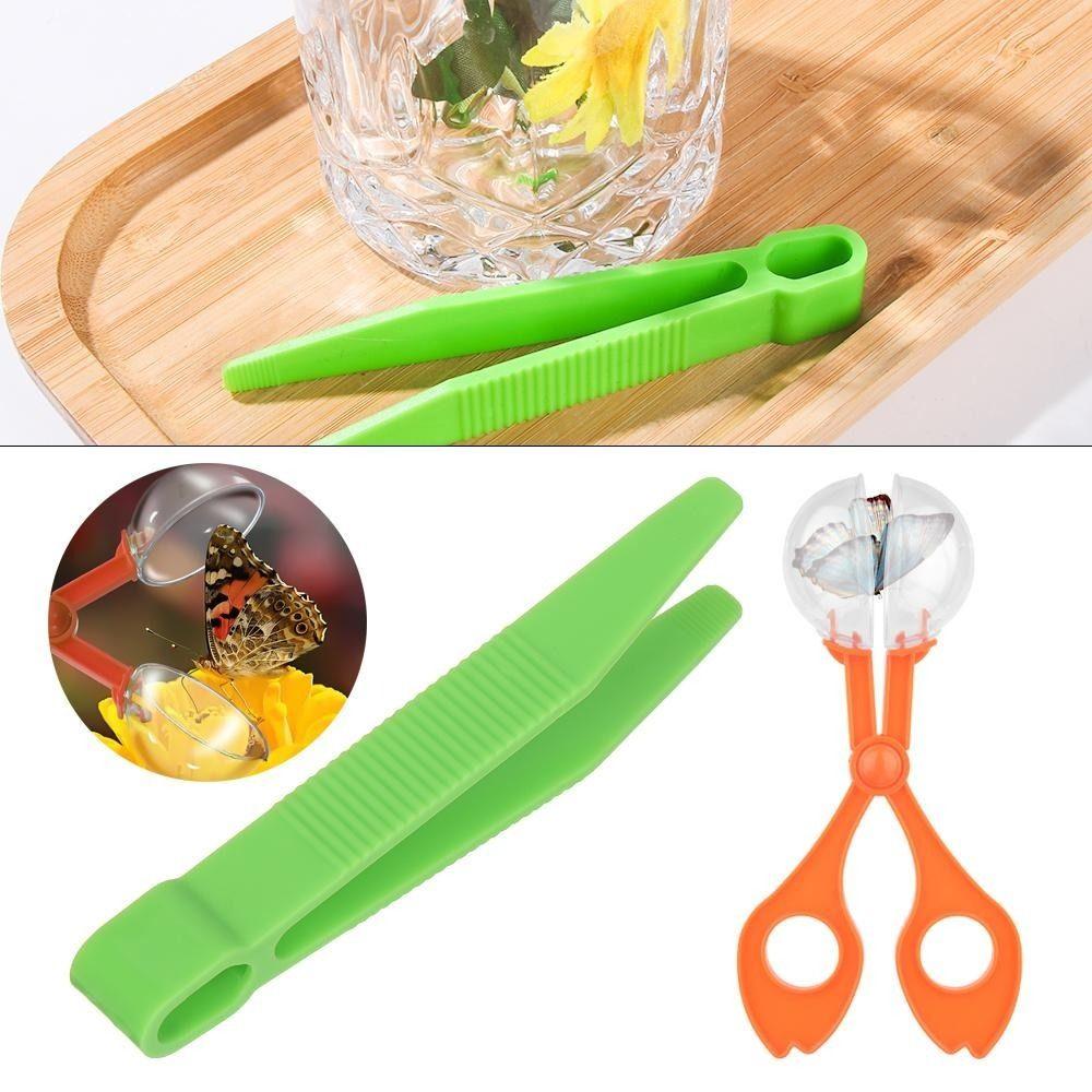 2Pcs/Set Plant Insect Catcher Set Plastic Nature Exploration Toy Kit Biology Study Tool Set  Kids