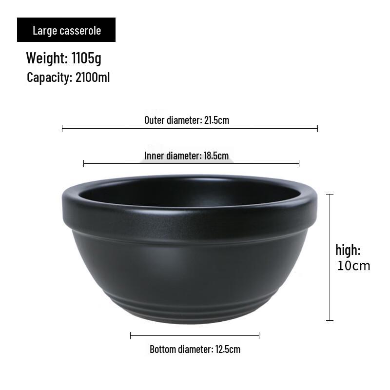 ZISIZ Large Melamine Rice Noodle Bowl