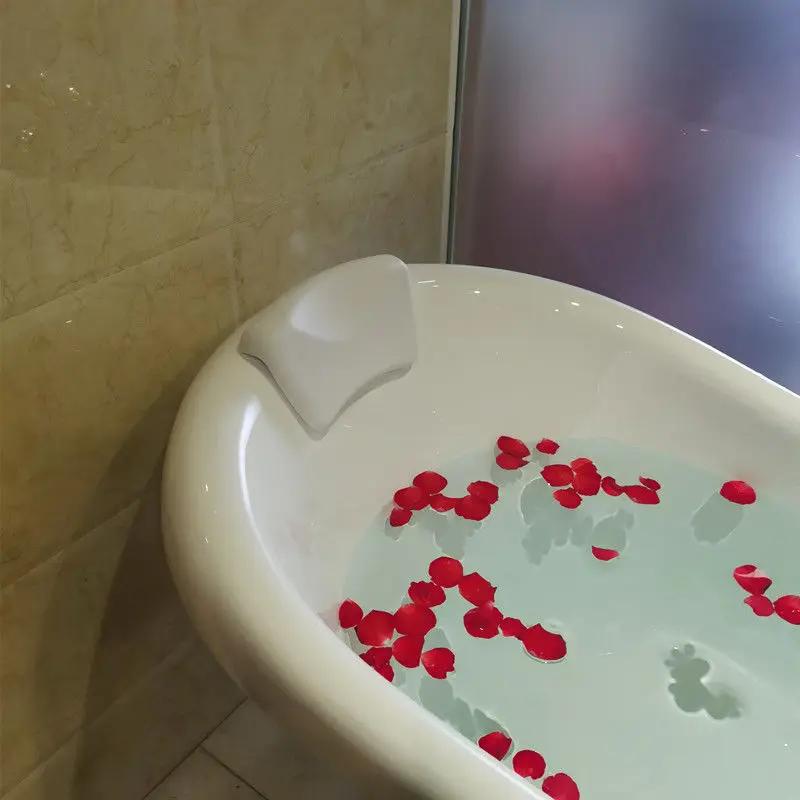 

Подушка для ванны Подголовник для ванны Водонепроницаемая подушка Спинка для ванны Аксессуары для ванной комнаты белый