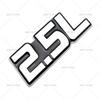 Car Metal 2.0L2.2L2.3L2.4L2.5L2.8L Modified Label Sticker Emblem