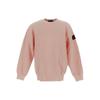STONE ISLAND SS23 Shadow Project Left Sleeve Half Hidden Logo Badge Solid Color Casual Pullover Sweatshirt Men Sweatshirt Pink 781960619-V0080