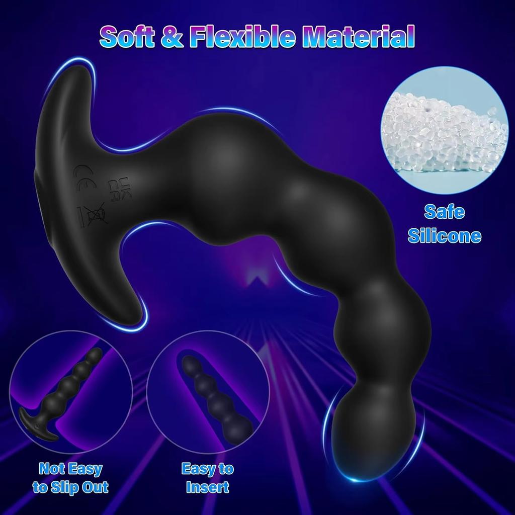APP Bluetooth Wibrator Analny dla Mężczyzn Masażer Prostaty Bezprzewodowy Pilot Korek Analny Wibrujące Zabawki Seksualne dla Dorosłych dla Kobiet Mężczyzn Gejów