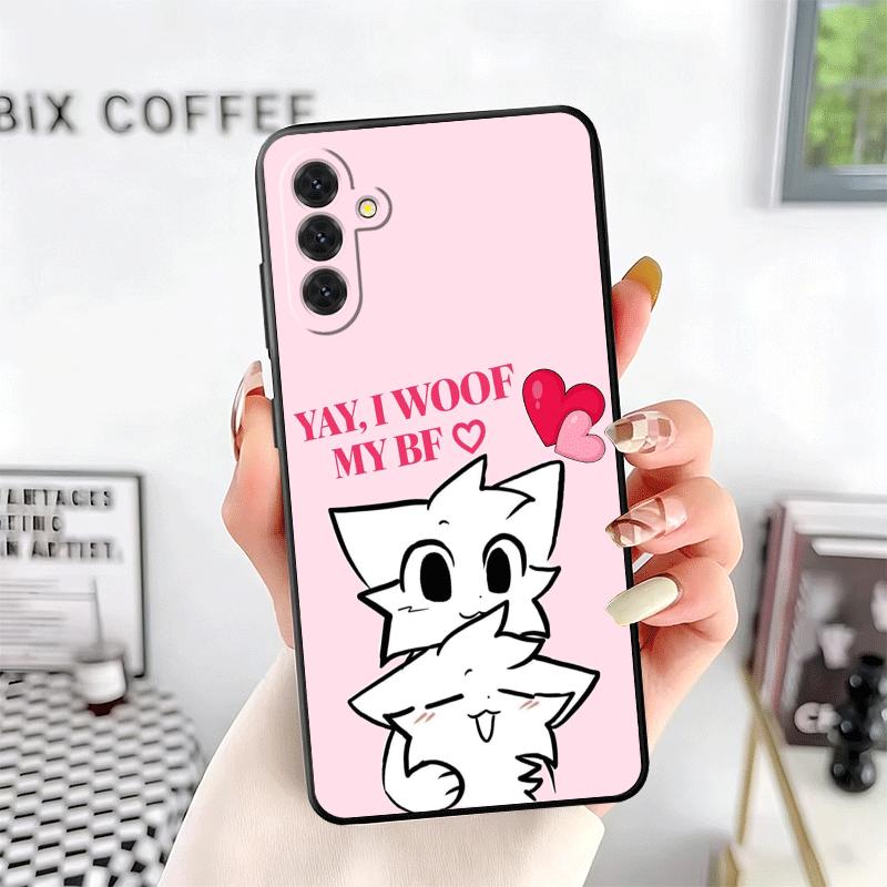 Cute B-Boykisser Catoon Soft Phone Case for Samsung A17 A37 A57 A16 A26 A36 A56 A15 A25 A35 A55 A14 A24 A34 A54 A13 A23 A33 A53