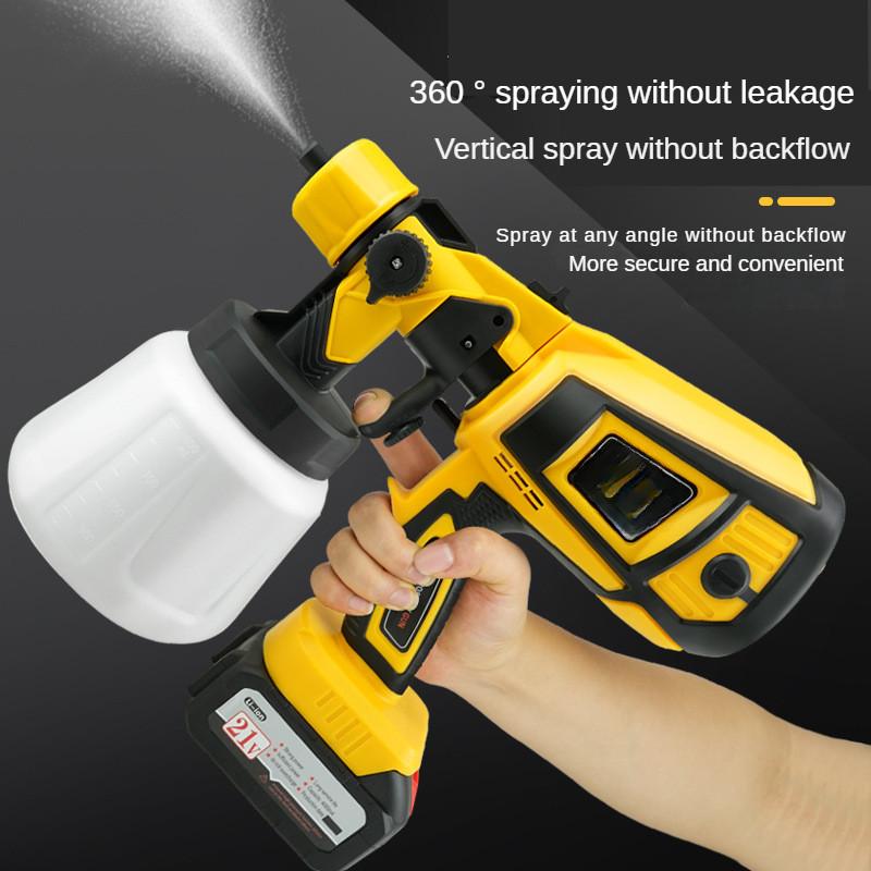 Electric Spray Gun High Micro Atomization and Efficient Heat Dissipation Spray Paint Equipment Anti Backflow Design Lithium Battery Spraying Machine