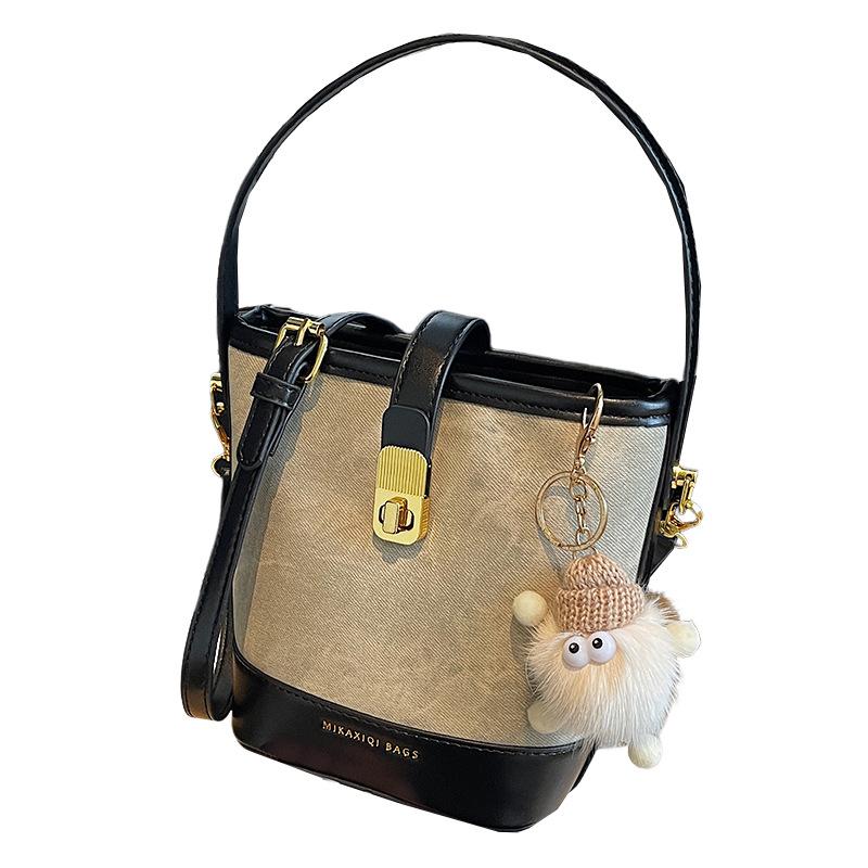 Beuteltasche, Damentasche, Umhängetasche, Nischendesign, Hochwertiger Sinn für Arbeit, Kleine Tasche, Gepäck