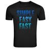 Smile Minimal Script Typography Graphic T-Shirt Positive