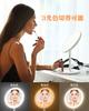 Tabletop Makeup Actress LED 5x Stand 3 Color Lighting Adjustable Memory Touch Adjustable USB Storage White Mirror, Mirror, Light, Magnification,