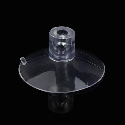 1Pc Klar Kunststoff Saugnapf Clip Werbung Clip Saugnapf Transparent Clip