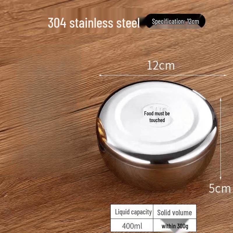 

Ruhan 304 Stainless Steel Covered Serving Bowl