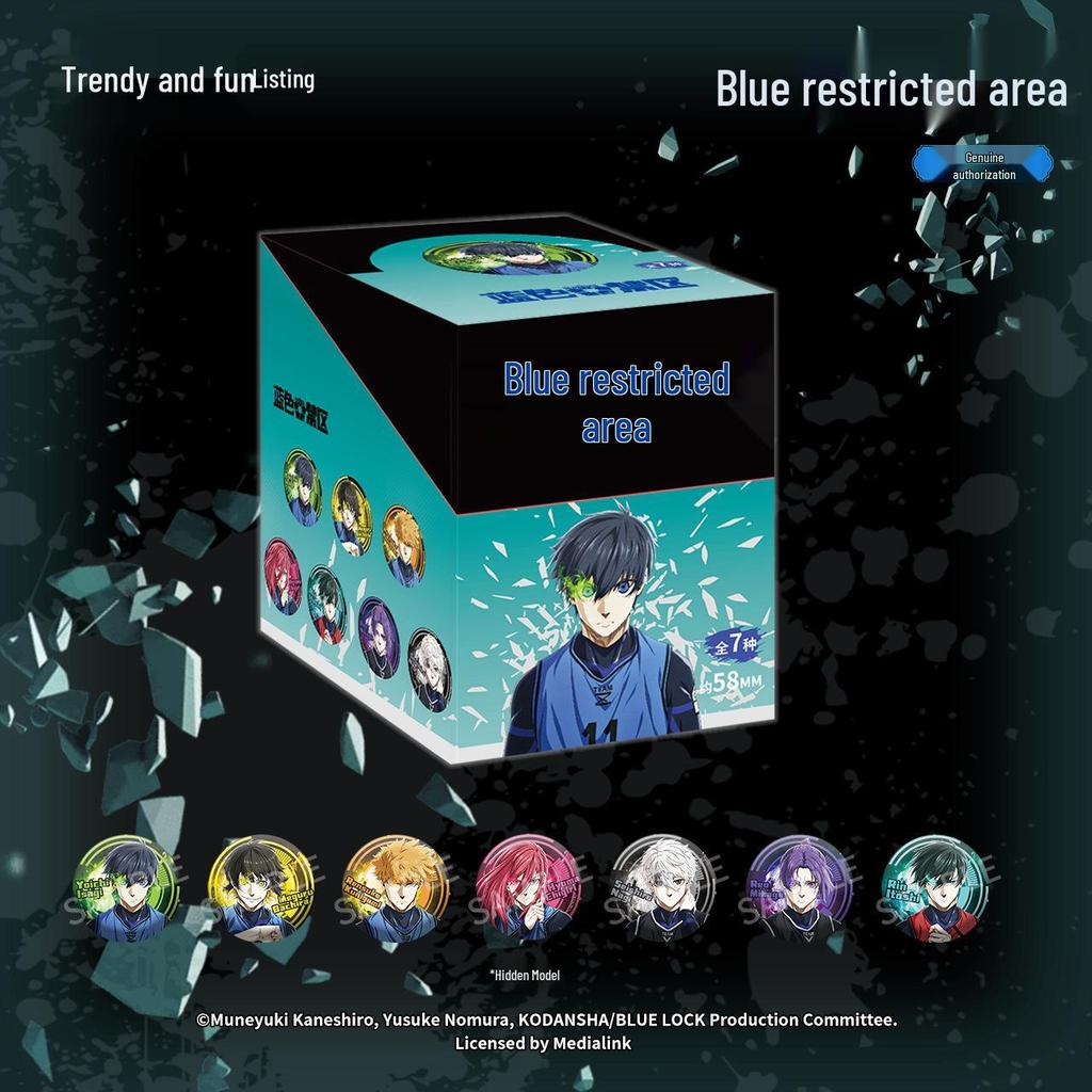 Blue Lock Battle Series Double Flash Badge Blind Box: Isagi Yoichi Anime Merchandise
