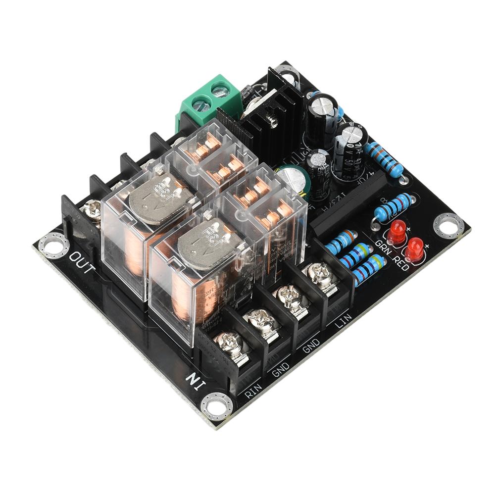 AC 12-18V UPC1237 Speaker Protection Board Dual Parallel Relay Speaker Protection Module with LED