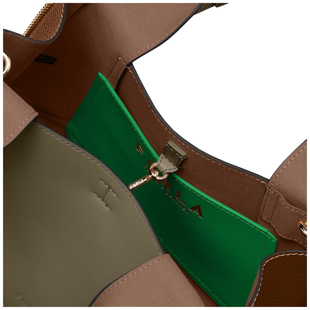 Furla SALVIA Handbag BX0181 c+GREIGE Women's [Used]