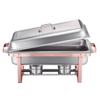 VEVOR Chafing Dish Buffet Set, 8 Qt 2 Pack, Stainless Steel Chafer with 2 Full Size Pans