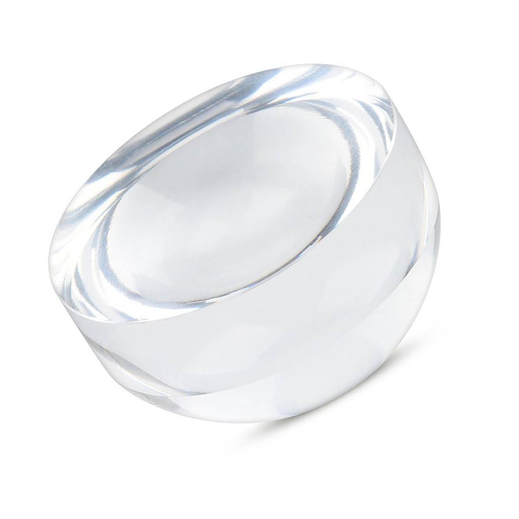 6X Optical Magnifier Dome Portable Paper Reading Acrylic Magnifier Dome Portable Magnifying Glass Less Than Br More